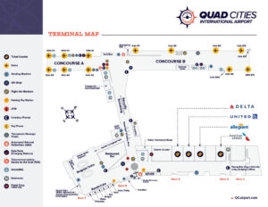 quad city international airport to el paso tx